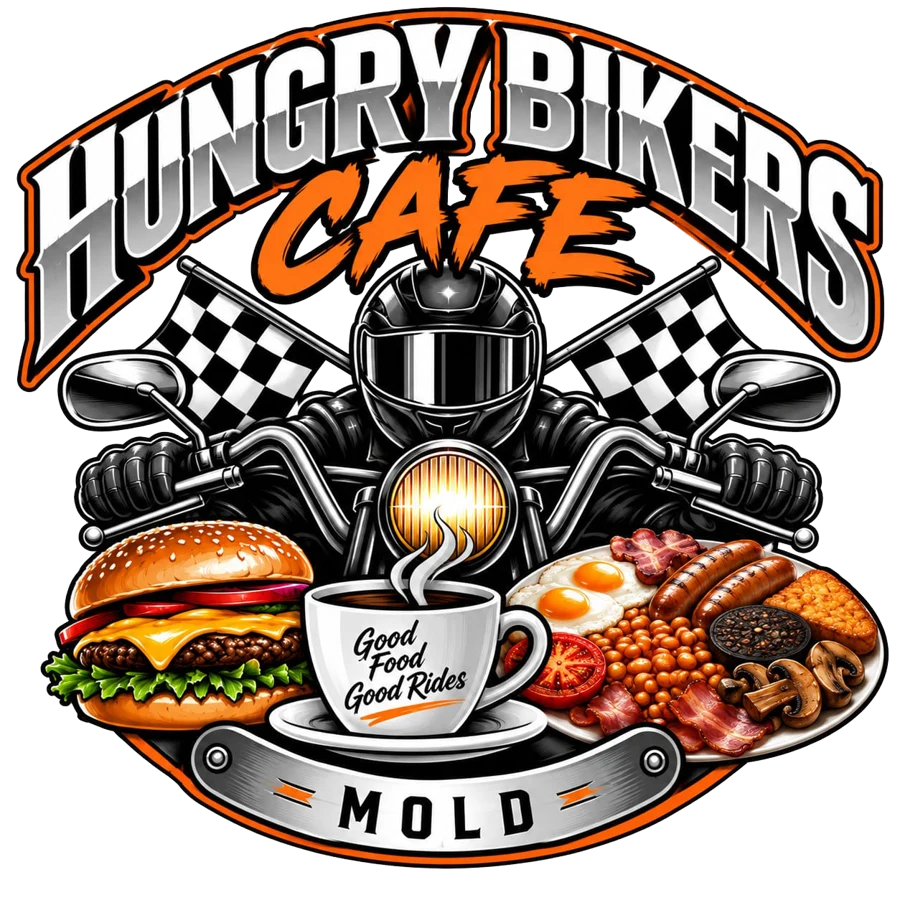 Hungry Bikers Café Mold logo
